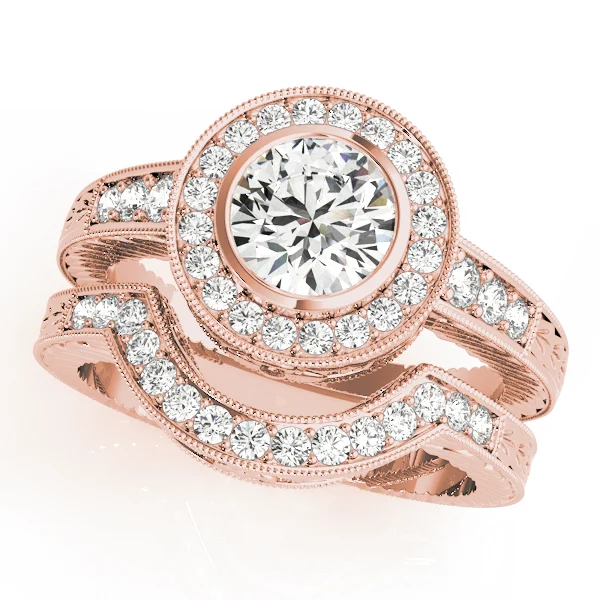 ENGAGEMENT RINGS HALO ROUND - Image 9