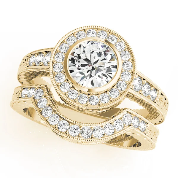 ENGAGEMENT RINGS HALO ROUND - Image 6