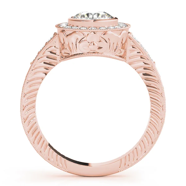 ENGAGEMENT RINGS HALO ROUND - Image 8