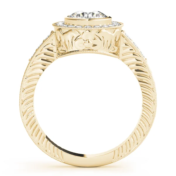 ENGAGEMENT RINGS HALO ROUND - Image 5