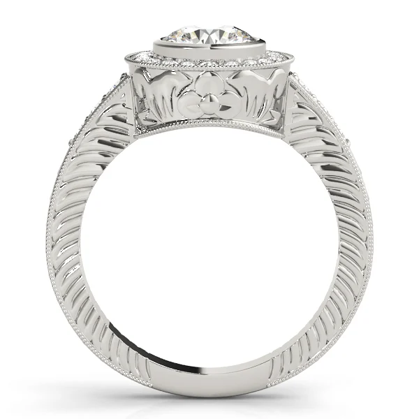 ENGAGEMENT RINGS HALO ROUND - Image 2
