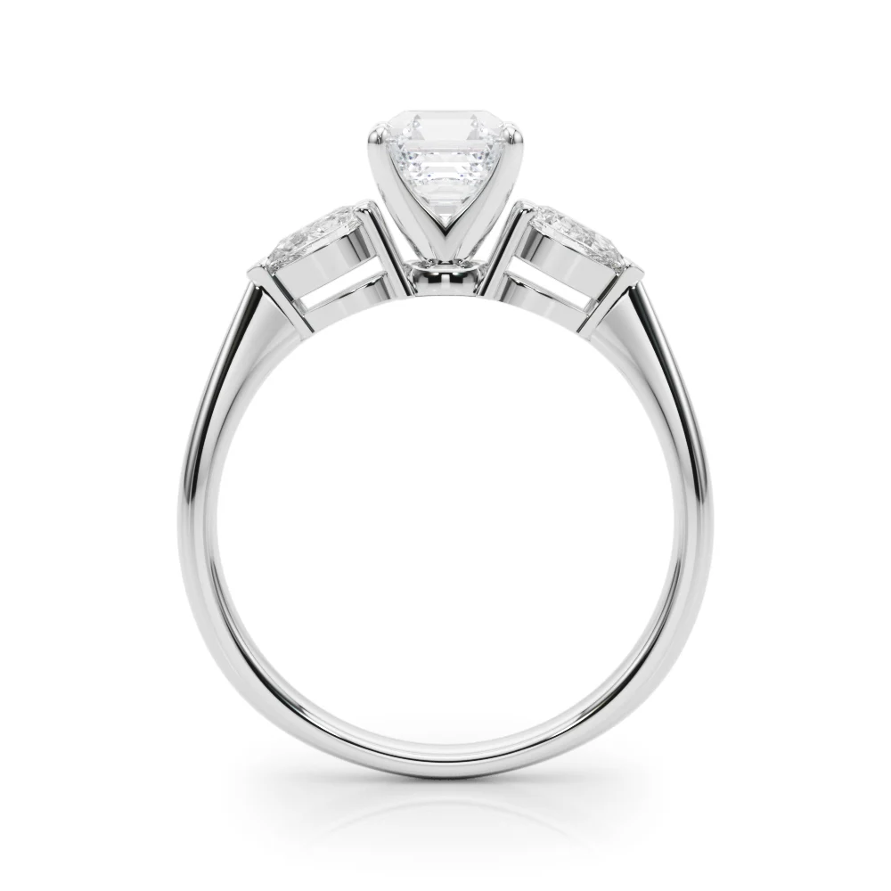 Pear Accent Three-Stone Engagement Ring - Image 119