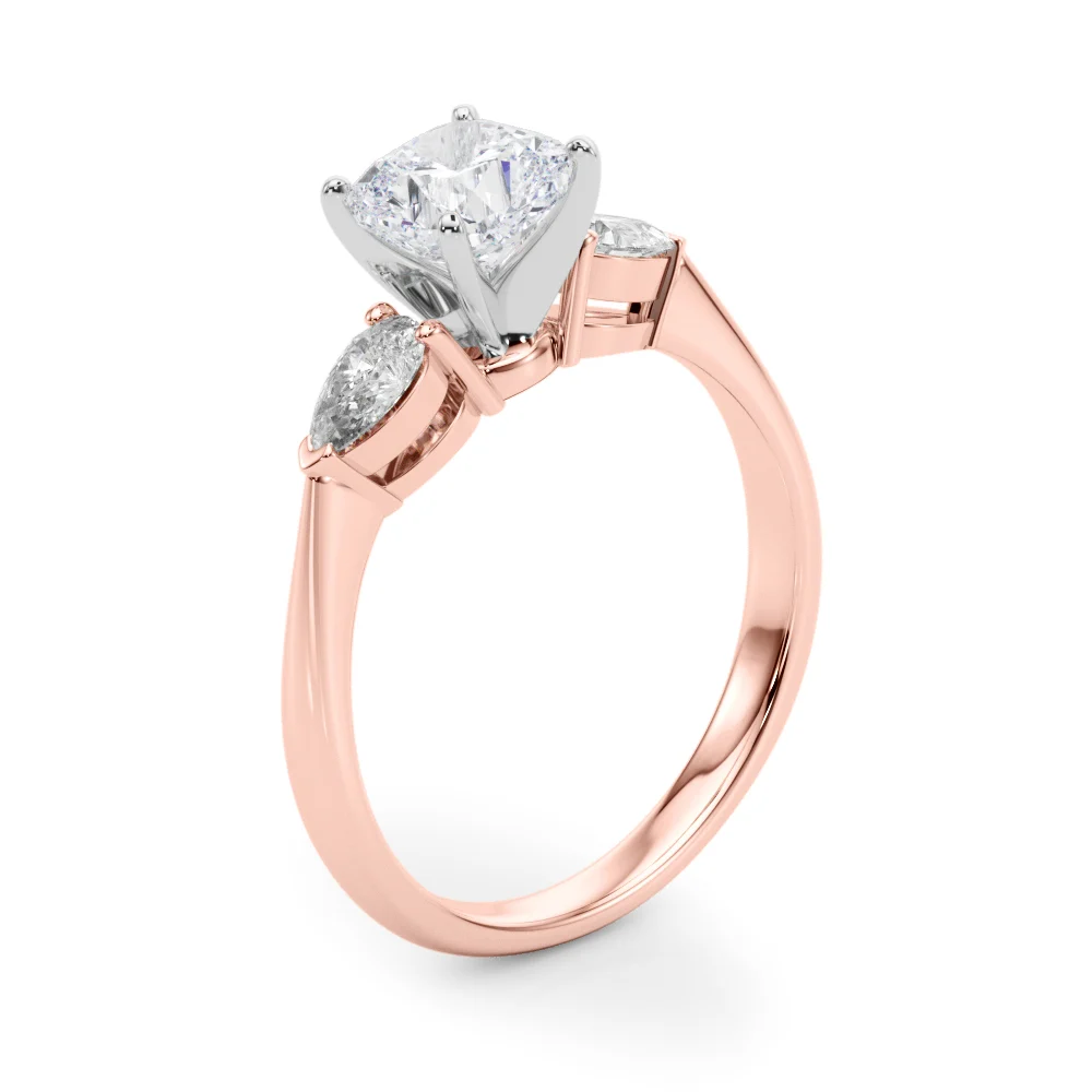 Pear Accent Three-Stone Engagement Ring - Image 71