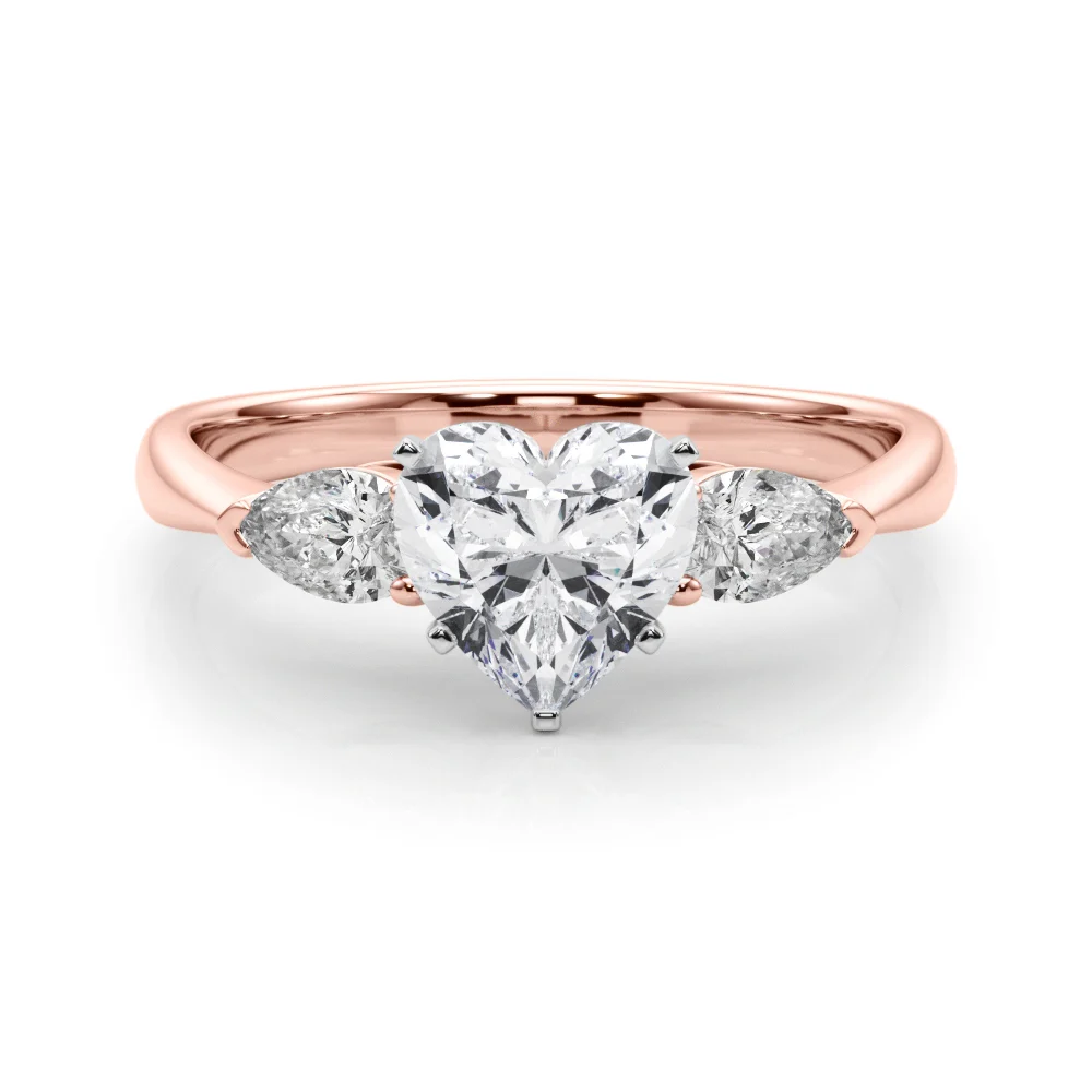 Pear Accent Three-Stone Engagement Ring - Image 140