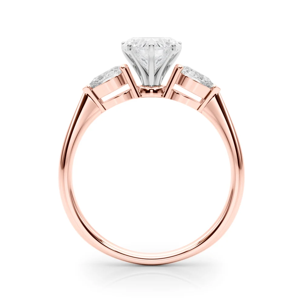Pear Accent Three-Stone Engagement Ring - Image 139