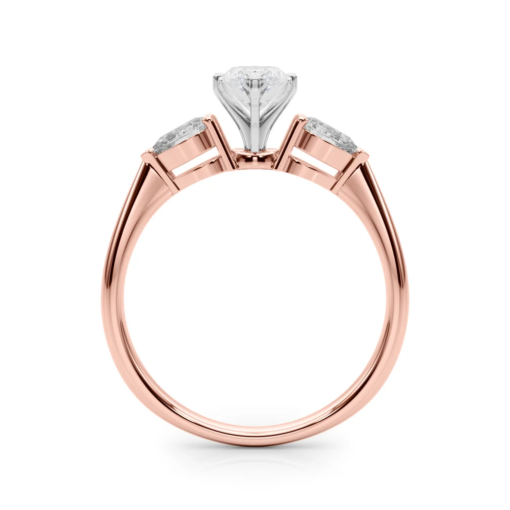 Pear Accent Three-Stone Engagement Ring - Image 114