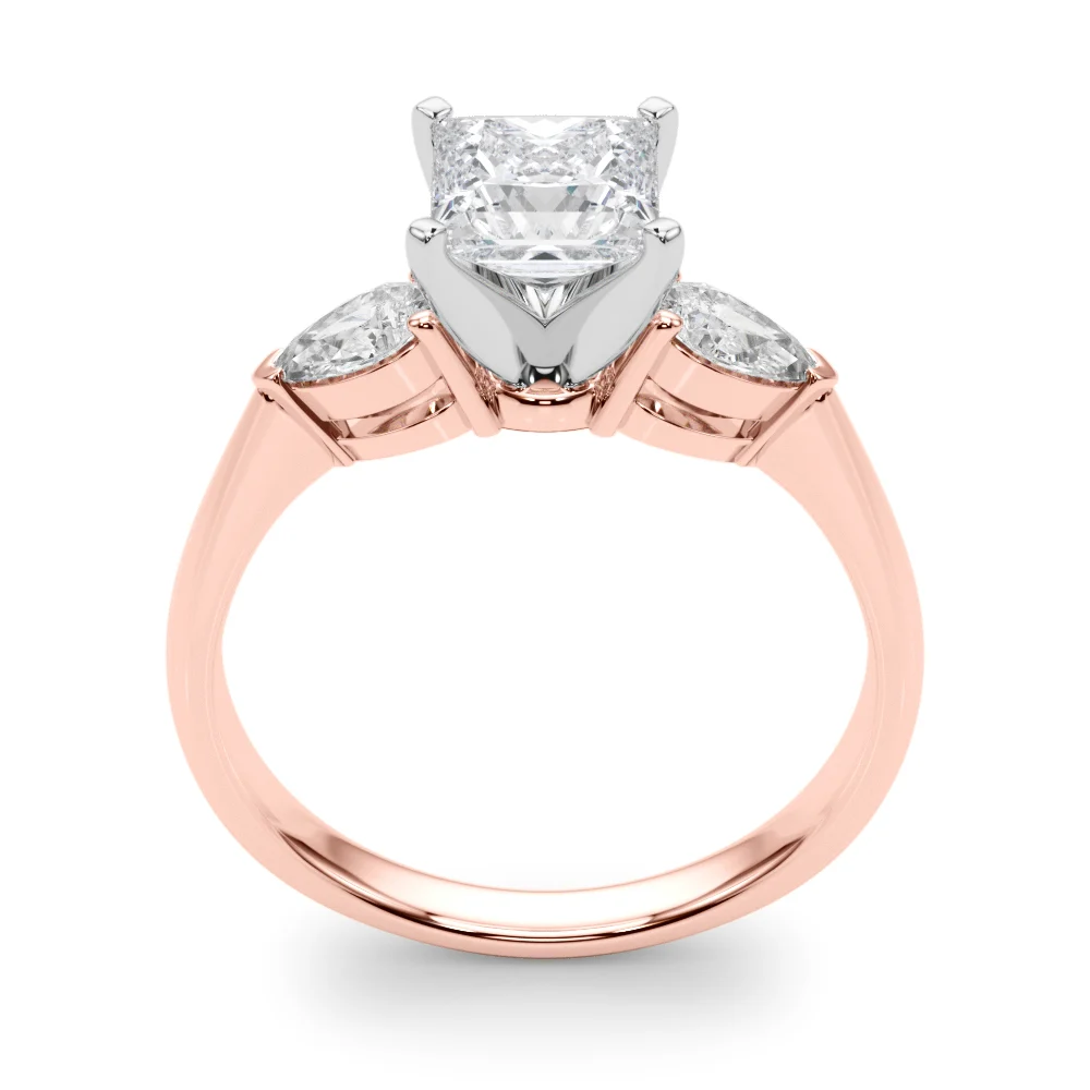 Pear Accent Three-Stone Engagement Ring - Image 87
