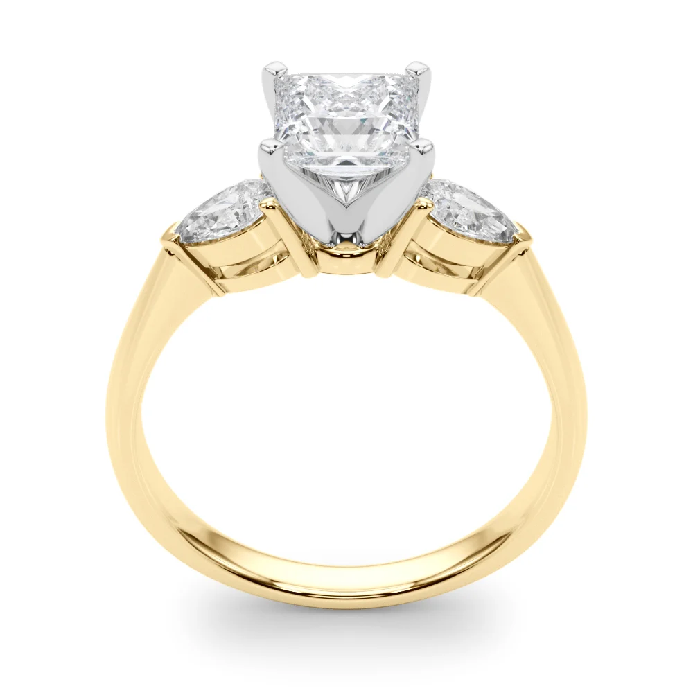 Pear Accent Three-Stone Engagement Ring - Image 82