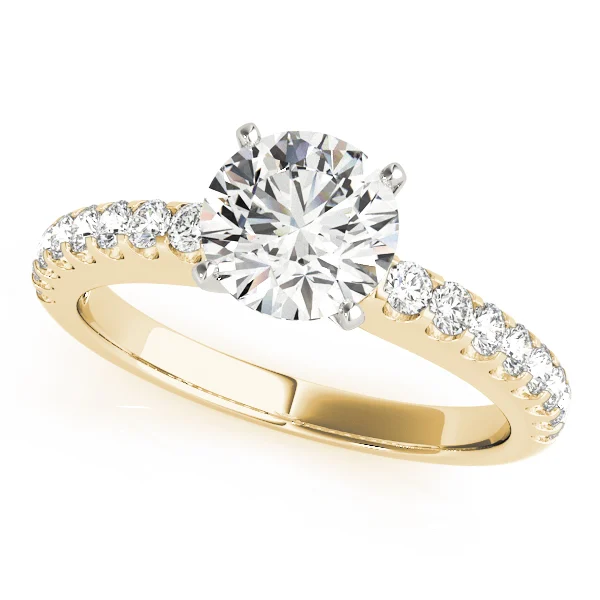Single Row Prong Set Engagement Rings - Image 5