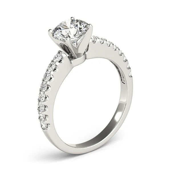 Single Row Prong Set Engagement Rings - Image 4