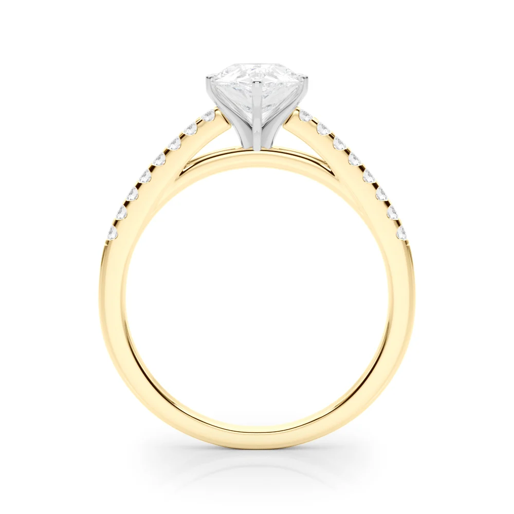 Single Row Cathedral Engagement Ring - Image 57