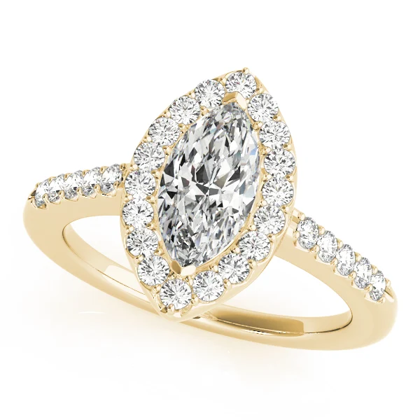 Marquise Halo Engagement Rings - Image 4