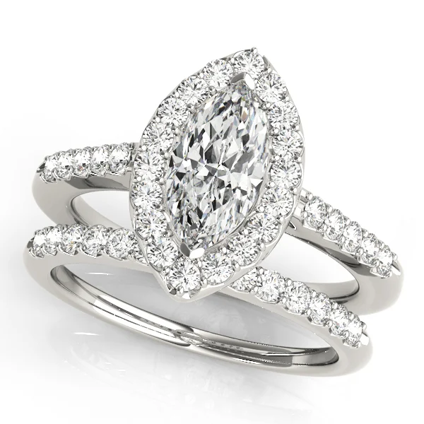 Marquise Halo Engagement Rings - Image 3