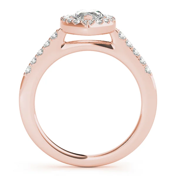 Marquise Halo Engagement Rings - Image 8