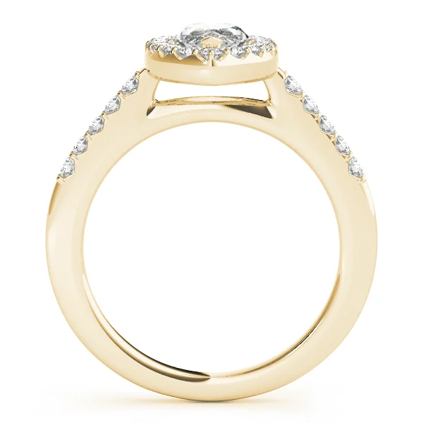 Marquise Halo Engagement Rings - Image 5
