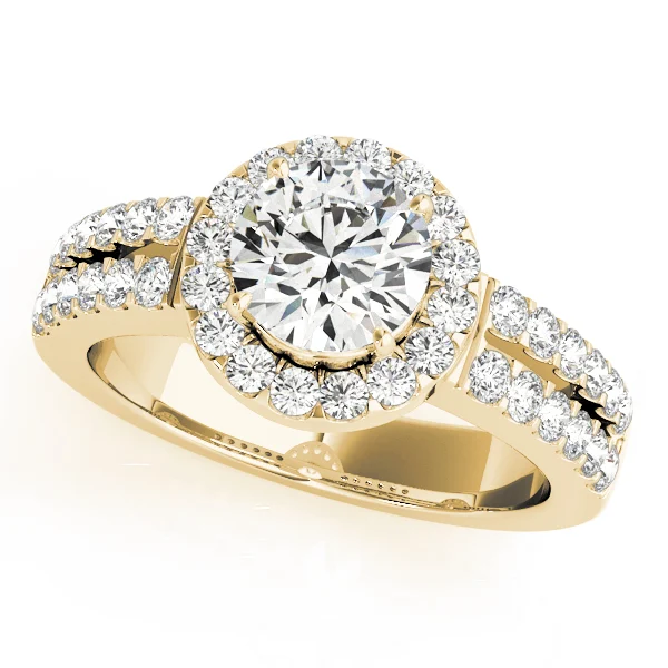 ENGAGEMENT RINGS HALO ROUND - Image 4