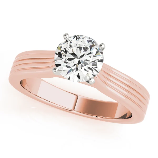 Solitaire Cathedral Engagement Ring - Image 5