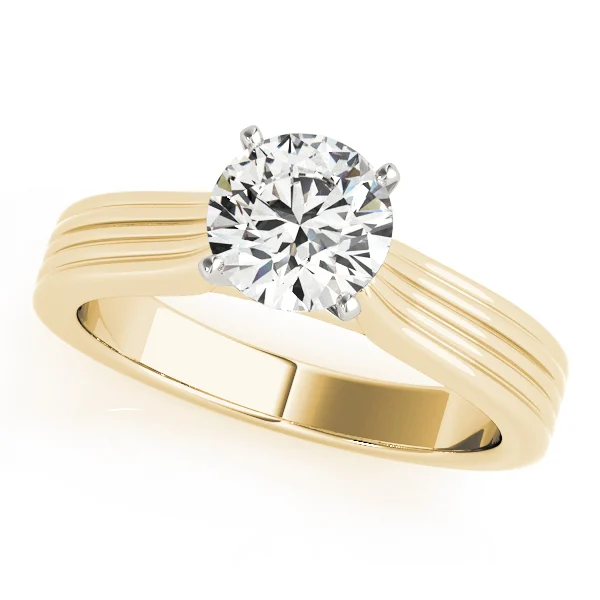 Solitaire Cathedral Engagement Ring - Image 3