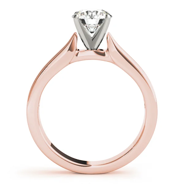 Solitaire Cathedral Engagement Ring - Image 6