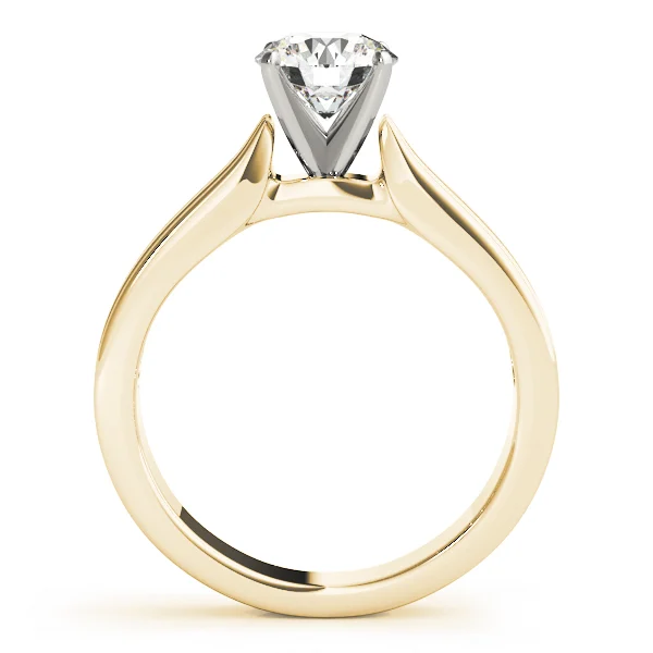 Solitaire Cathedral Engagement Ring - Image 4