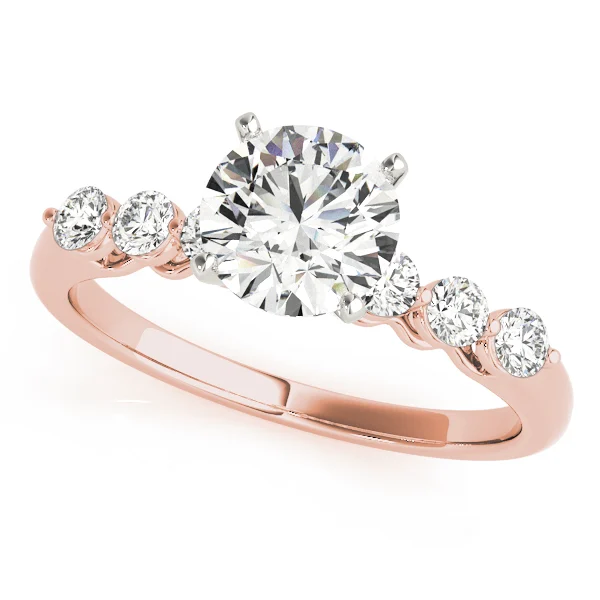 Single Row Shared Prong Engagement Rings - Image 7