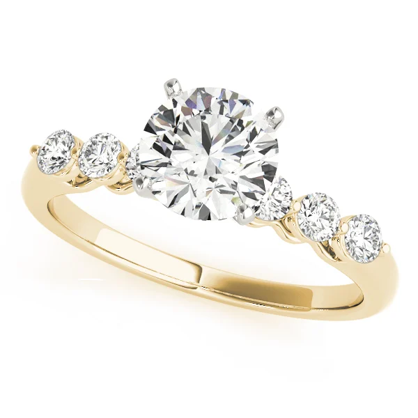 Single Row Shared Prong Engagement Rings - Image 4