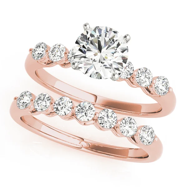 Single Row Shared Prong Engagement Rings - Image 9
