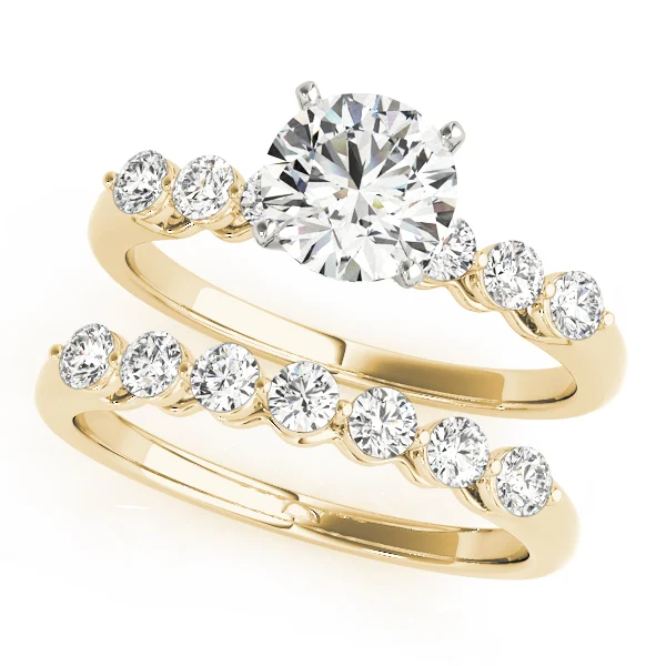 Single Row Shared Prong Engagement Rings - Image 6