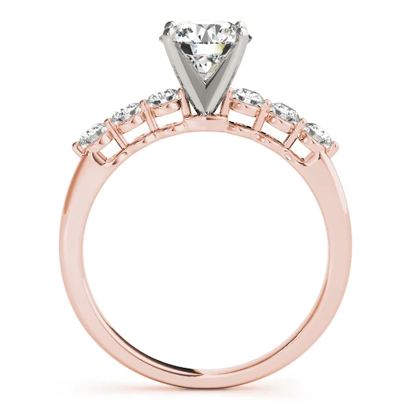 Single Row Shared Prong Engagement Rings - Image 8