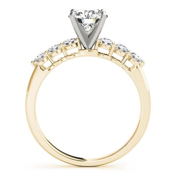 Single Row Shared Prong Engagement Rings - Image 5