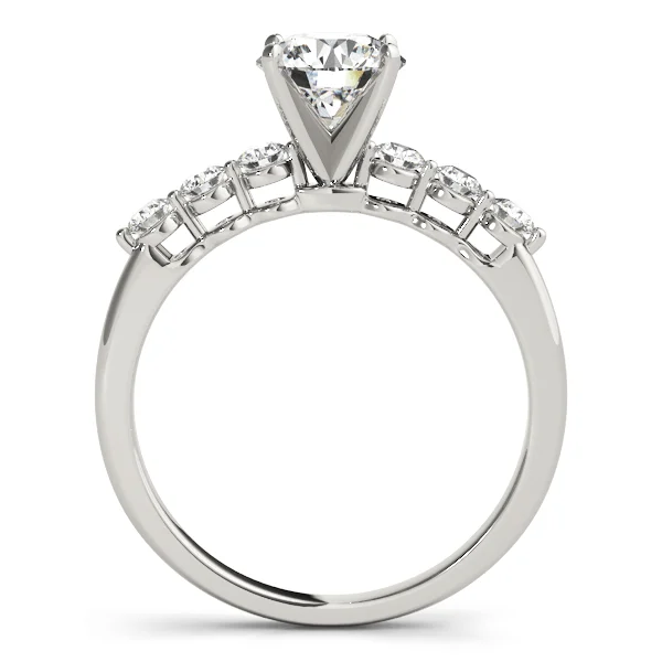 Single Row Shared Prong Engagement Rings - Image 2