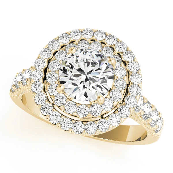 ENGAGEMENT RINGS HALO ROUND - Image 4