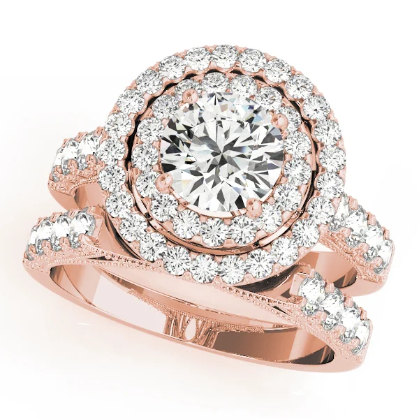 ENGAGEMENT RINGS HALO ROUND - Image 9