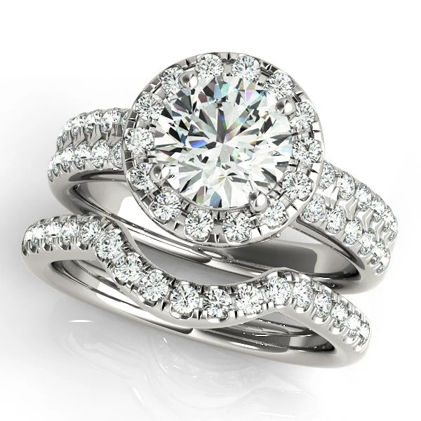 ENGAGEMENT RINGS HALO ROUND - Image 3