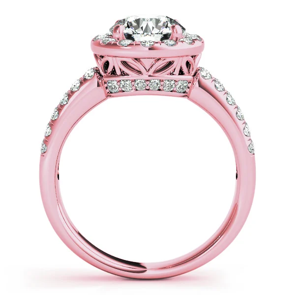 ENGAGEMENT RINGS HALO ROUND - Image 8