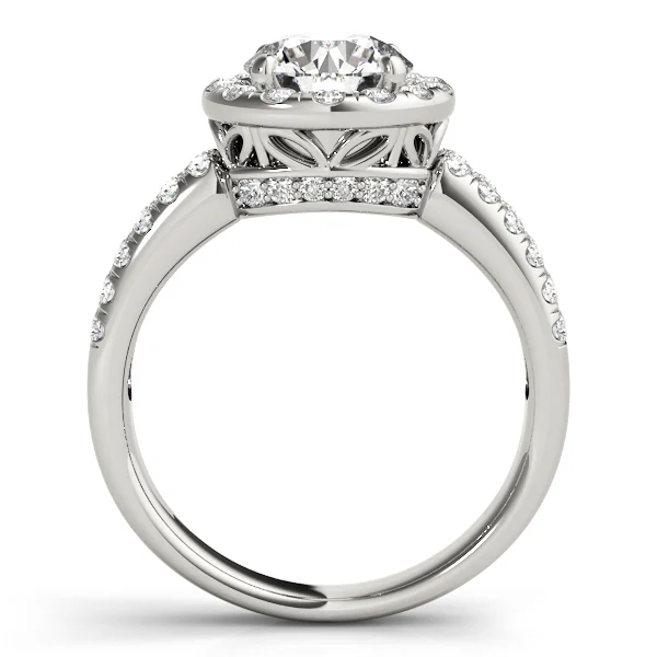 ENGAGEMENT RINGS HALO ROUND - Image 2