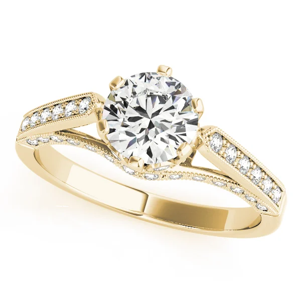 ENGAGEMENT RINGS SINGLE ROW PRONG - Image 4