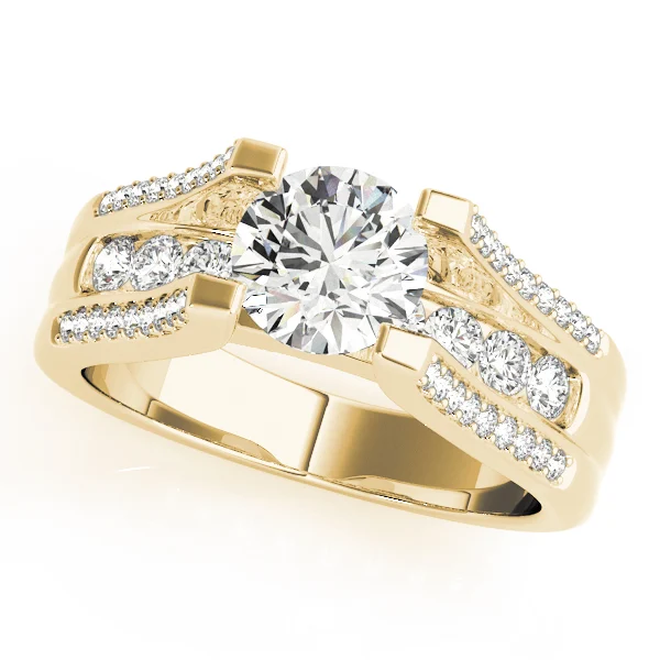Multirow Cathedral Engagement Ring - Image 4
