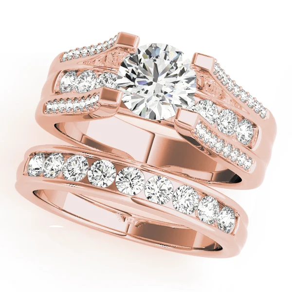 Multirow Cathedral Engagement Ring - Image 9