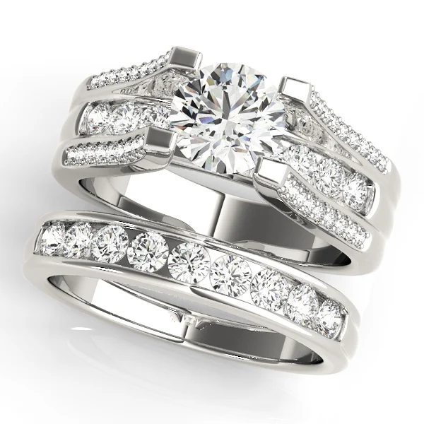 Multirow Cathedral Engagement Ring - Image 3