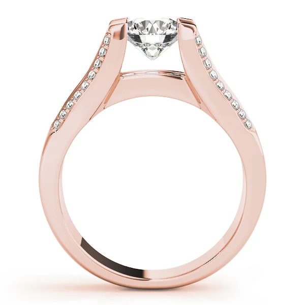 Multirow Cathedral Engagement Ring - Image 8