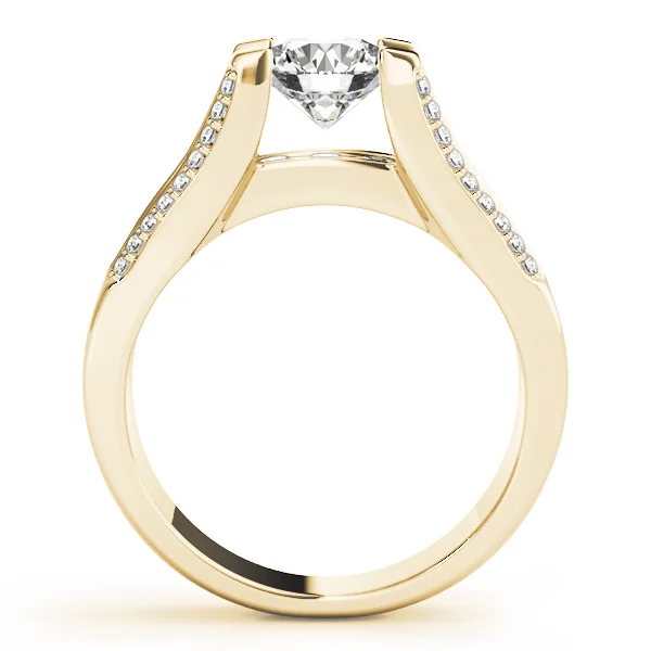 Multirow Cathedral Engagement Ring - Image 5