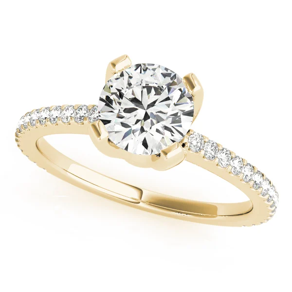 ENGAGEMENT RINGS SINGLE ROW PRONG - Image 4