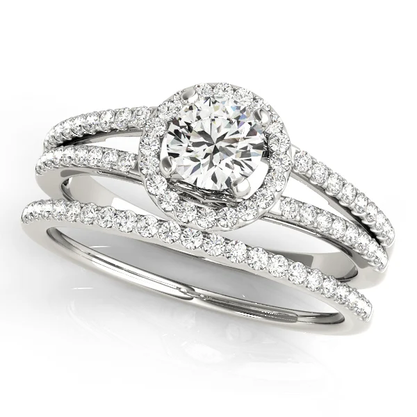 ENGAGEMENT RINGS HALO ROUND - Image 3
