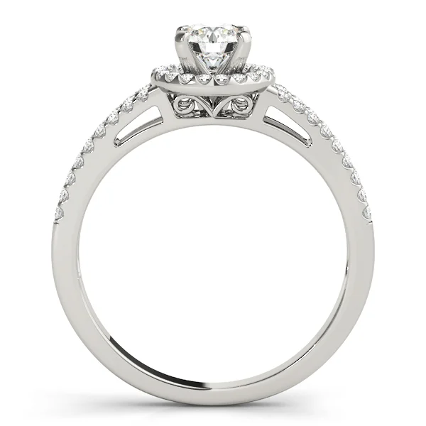 ENGAGEMENT RINGS HALO ROUND - Image 2