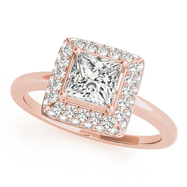ENGAGEMENT RINGS HALO SQUARE & CUS - Image 7