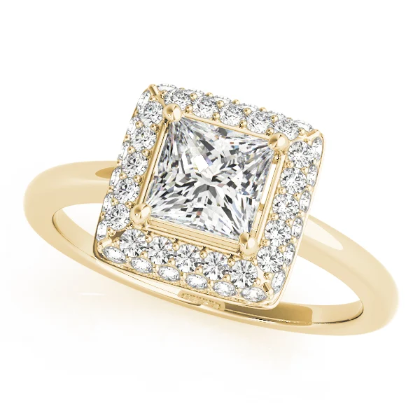 ENGAGEMENT RINGS HALO SQUARE & CUS - Image 4