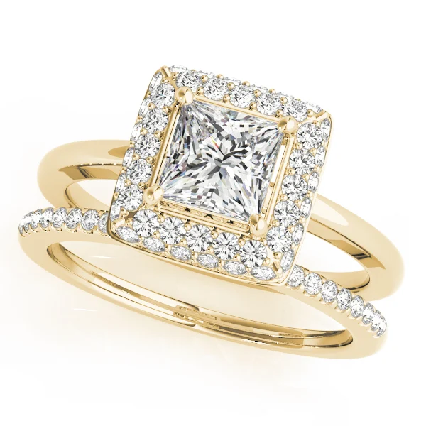 ENGAGEMENT RINGS HALO SQUARE & CUS - Image 6