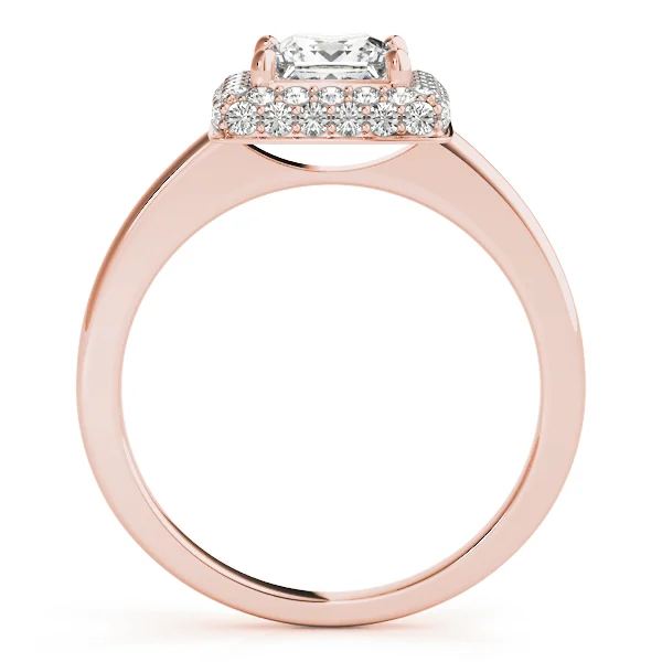 ENGAGEMENT RINGS HALO SQUARE & CUS - Image 8