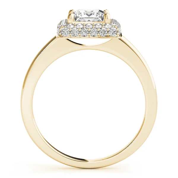 ENGAGEMENT RINGS HALO SQUARE & CUS - Image 5